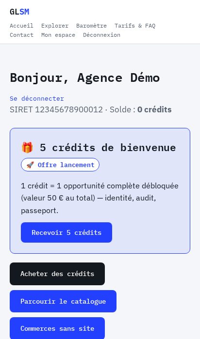 L'espace client sur mobile